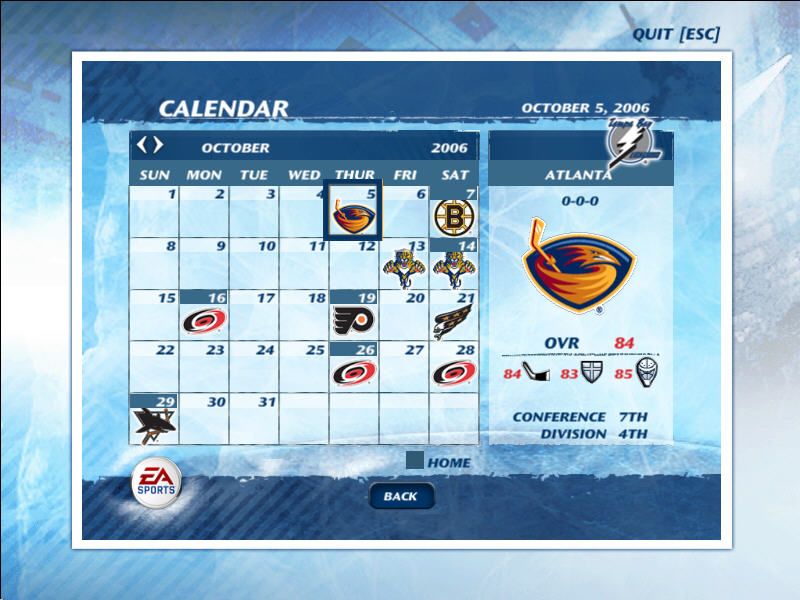 NHL 07 screenshot 3 for PSP